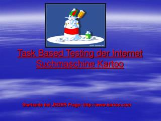 Task Based Testing der Internet Suchmaschine Kartoo