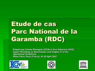 Etude de cas Parc National de la Garamba (RDC)