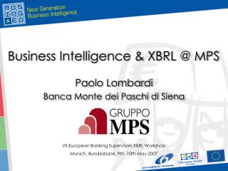 Business Intelligence &amp; XBRL @ MPS