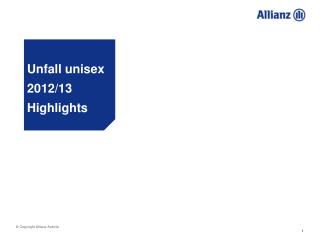 Unfall unisex 2012/13 Highlights