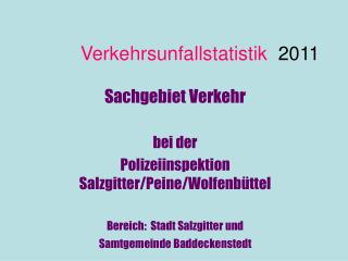 Verkehrsunfallstatistik 2011