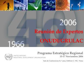 Programa Estratégico Regional 15-17 Noviembre 2006