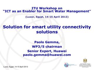 Solution for smart utility connectivity solutions