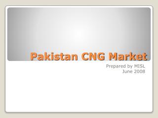 Pakistan CNG Market
