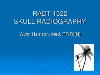 RADT 1522 SKULL RADIOGRAPHY