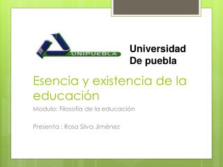 Esencia y existencia de la educación