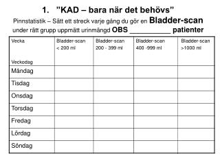 * ex. på grund av medvetslöshet, operation, nedsatt kognitiv förmåga mm