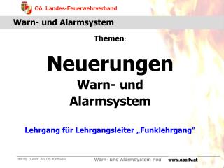 Warn- und Alarmsystem