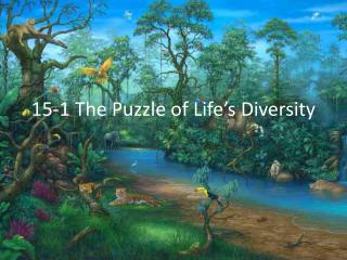 15-1 The Puzzle of Life’s Diversity