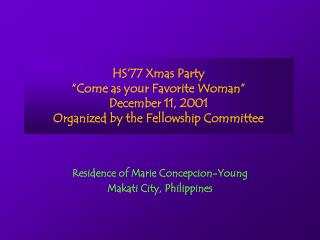 Residence of Marie Concepcion-Young Makati City, Philippines