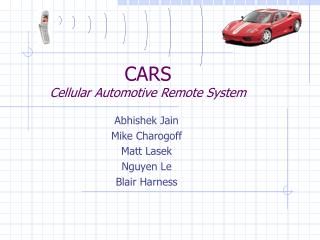 CARS Cellular Automotive Remote System