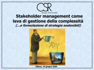 Stakeholder management come leva di gestione della complessità