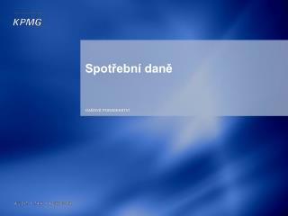 DAŇOVÉ PORADENSTVÍ
