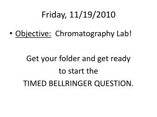 Friday, 11/19/2010