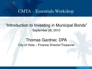 CMTA – Essentials Workshop