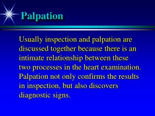 Palpation