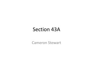 Section 43A