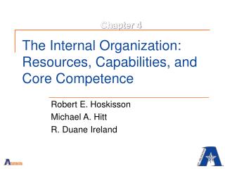 The Internal Organization: Resources, Capabilities, and Core Competence