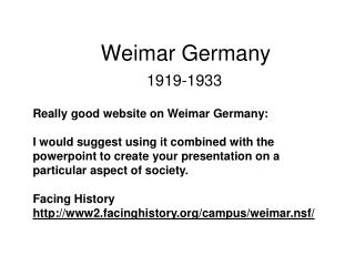 Weimar Germany