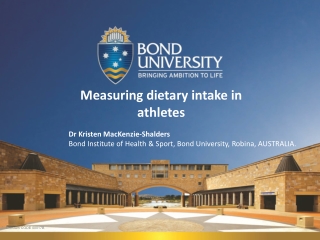 Measuring dietary intake in athletes
