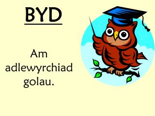 Am adlewyrchiad golau.