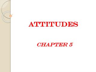 Attitudes