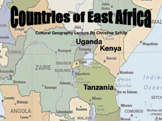 Countries of East Africa