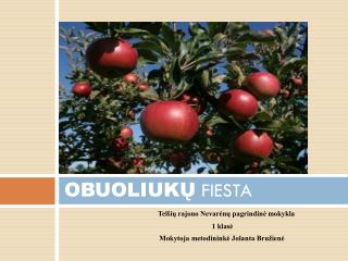 OBUOLIUKŲ FIESTA
