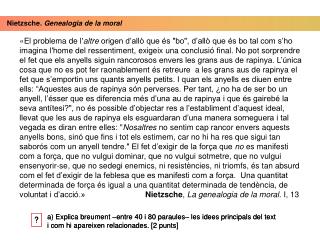 Nietzsche. Genealogia de la moral