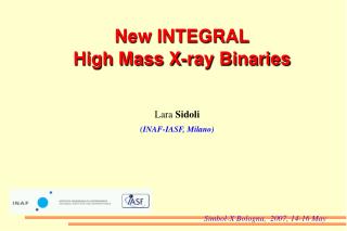 New INTEGRAL High Mass X-ray Binaries
