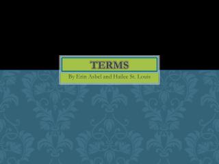 TERMS