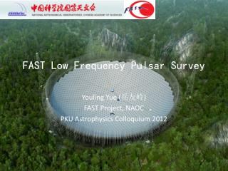 FAST Low Frequency Pulsar Survey