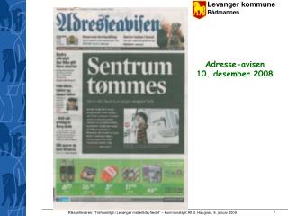 Adresse-avisen 10. desember 2008