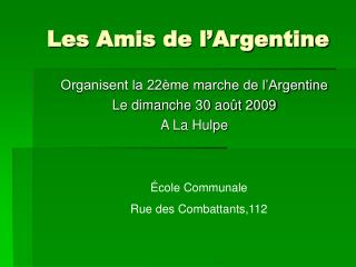 Les Amis de l’Argentine