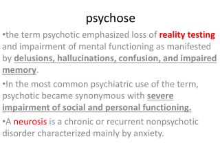 psychose