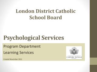 Psychological Services