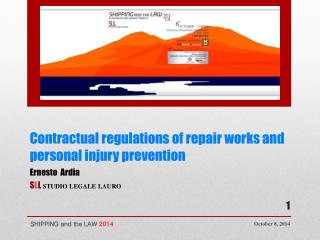 Contractual regulations of repair works and personal injury prevention