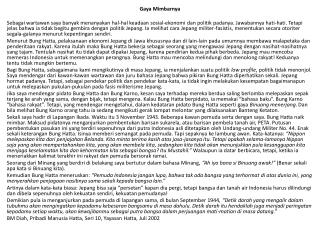 Gaya Mimbarnya