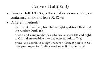 Convex Hull (35.3)