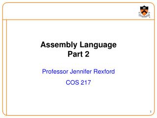 Assembly Language Part 2