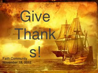 Give Thanks!