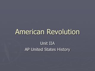 American Revolution