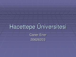 Hacettepe Üniversitesi