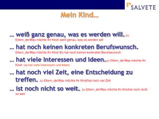 Mein Kind…