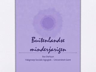 Buitenlandse minderjarigen