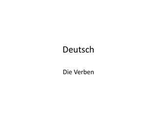 Deutsch