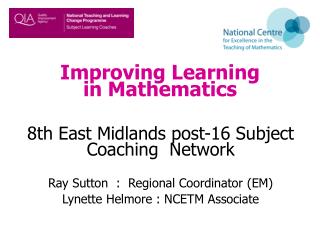 Improving Learning in Mathematics