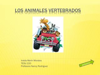 Los Animales Vertebrados