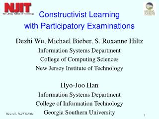 Constructivist Learning with Participatory Examinations