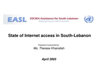 State of Internet access in South-Lebanon